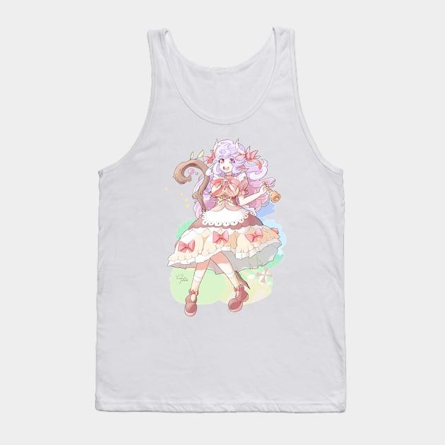 Aries zodiac girl Tank Top by KawaiiDreamyPixie